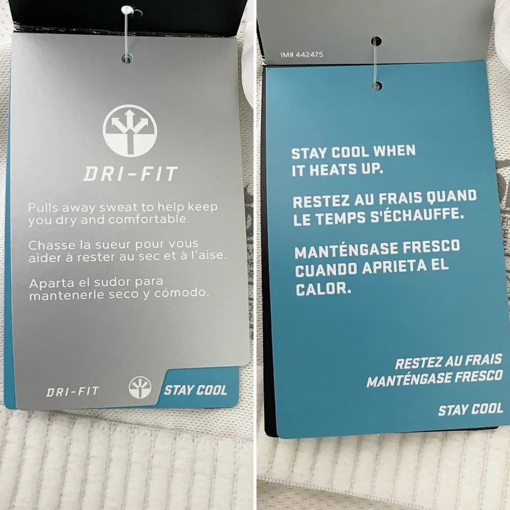 NWOT Nike Tank Top I-Beam White Women’s Size Large Slim Fit - Picture 11 of 11